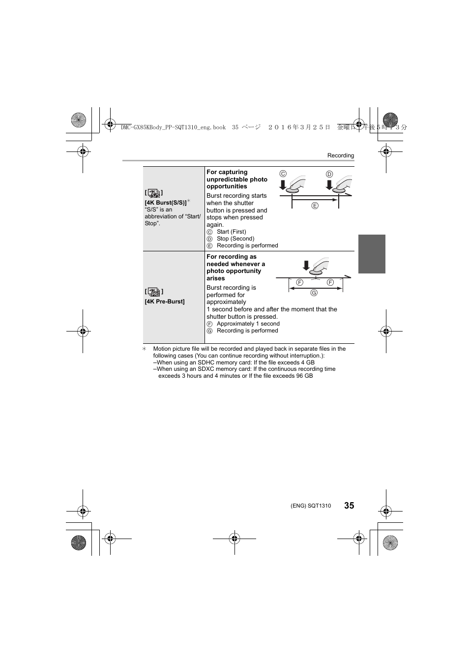 Panasonic Lumix GX80 User Manual | Page 35 / 92