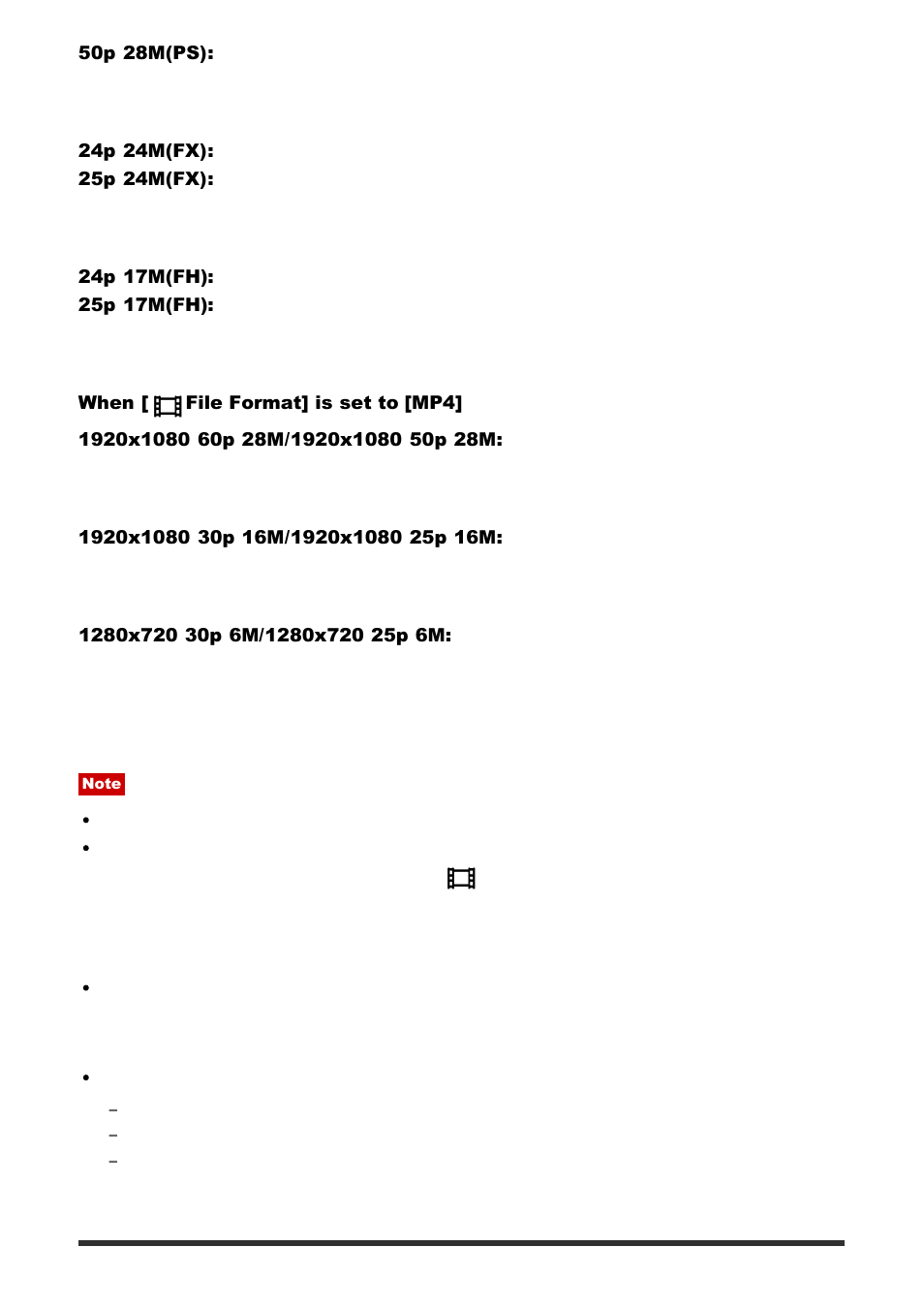 Dual video rec [105 | Sony Cyber-shot DSC-RX100 IV User Manual | Page 124 / 259