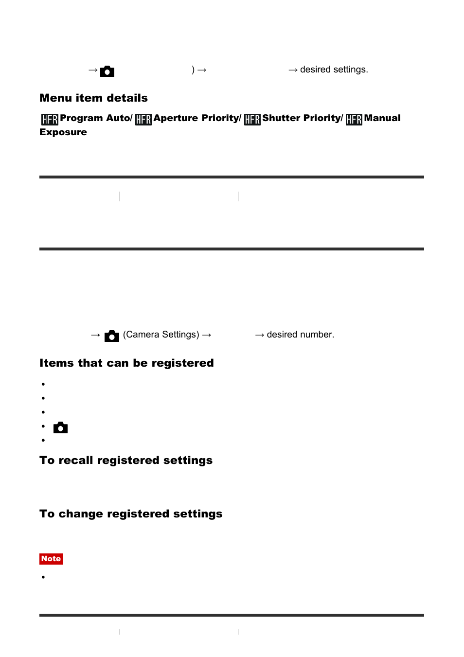 Memory [120, Function menu set. [121 | Sony Cyber-shot DSC-RX100 IV User Manual | Page 137 / 259