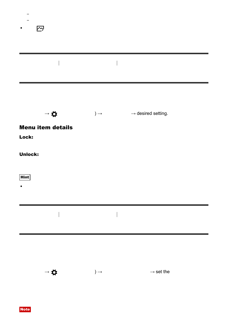 Wheel lock [148, Deactivate monitor [149, Wheel lock | Deactivate monitor | Sony Cyber-shot DSC-RX100 IV User Manual | Page 155 / 259