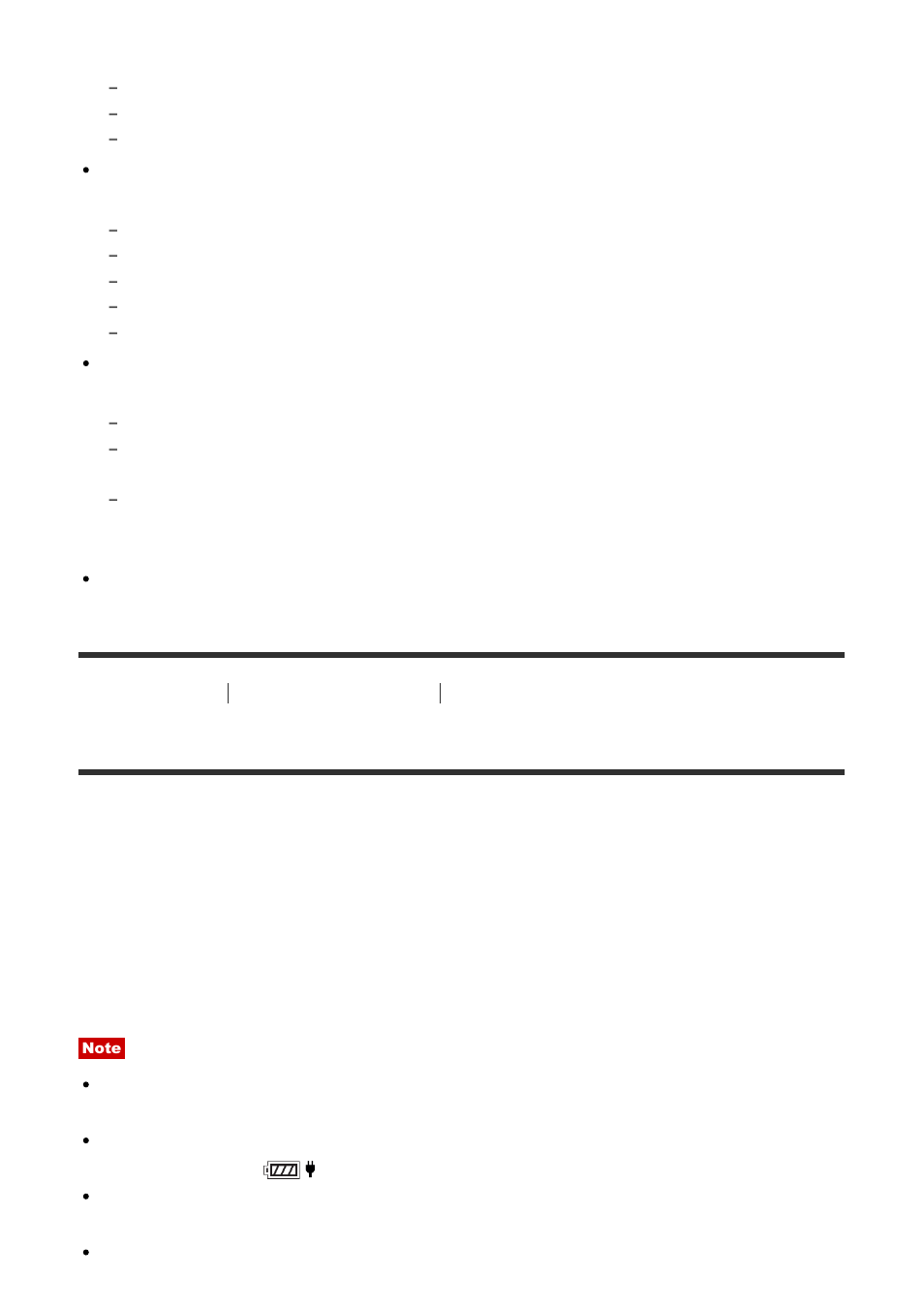 Supplying power from a wall outlet (wall socket) | Sony Cyber-shot DSC-RX100 IV User Manual | Page 35 / 259