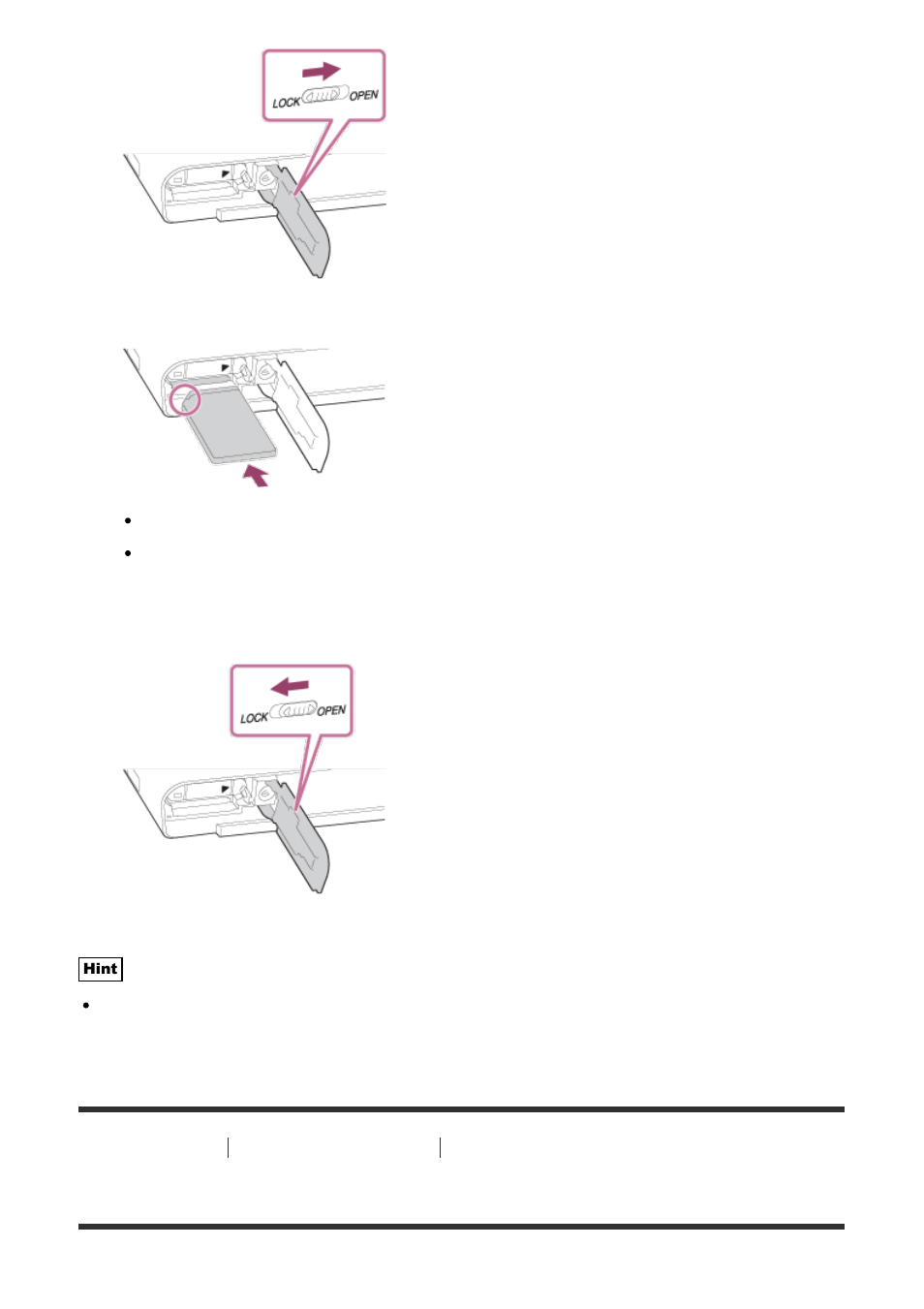 Removing the memory card [15 | Sony Cyber-shot DSC-RX100 IV User Manual | Page 37 / 259