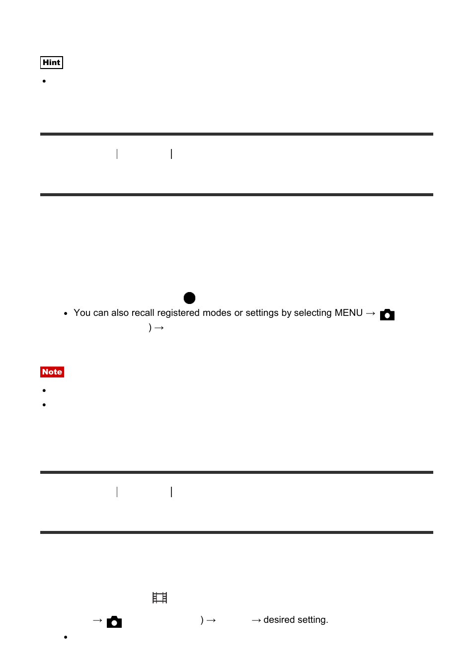 Memory recall [37, Movie [38, Movie | Sony Cyber-shot DSC-RX100 IV User Manual | Page 63 / 259