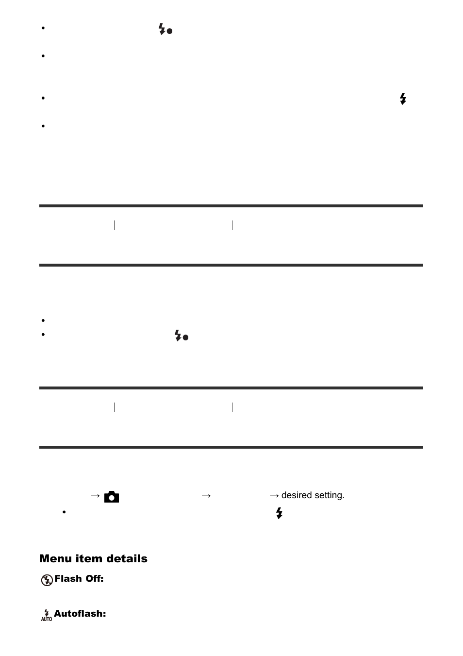 Notes on using the flash [47, Flash mode [48, Flash mode | Sony Cyber-shot DSC-RX100 IV User Manual | Page 72 / 259