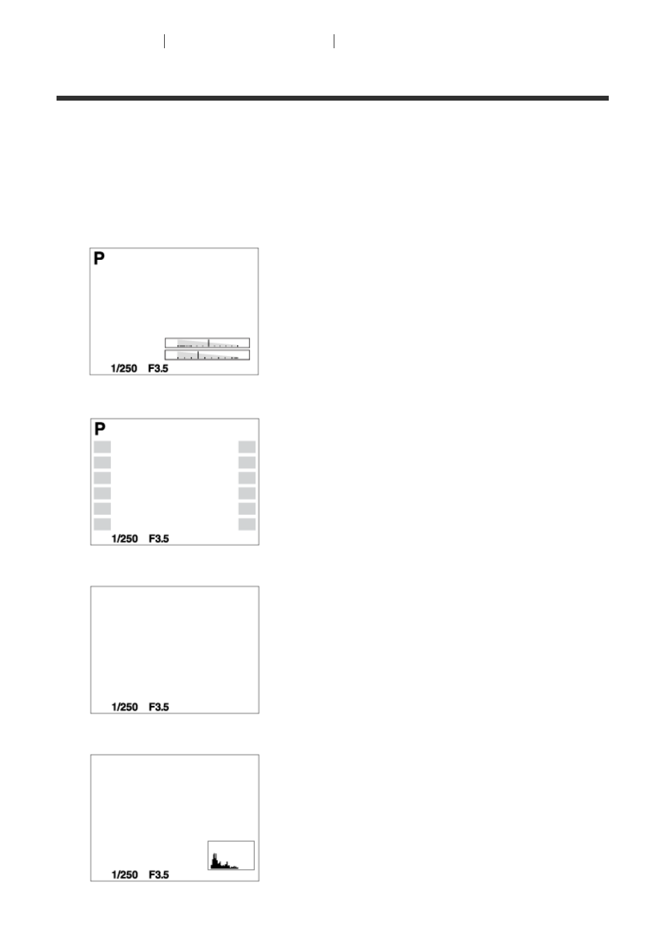 Switching the screen display (shooting) | Sony Cyber-shot DSC-RX100 IV User Manual | Page 74 / 259