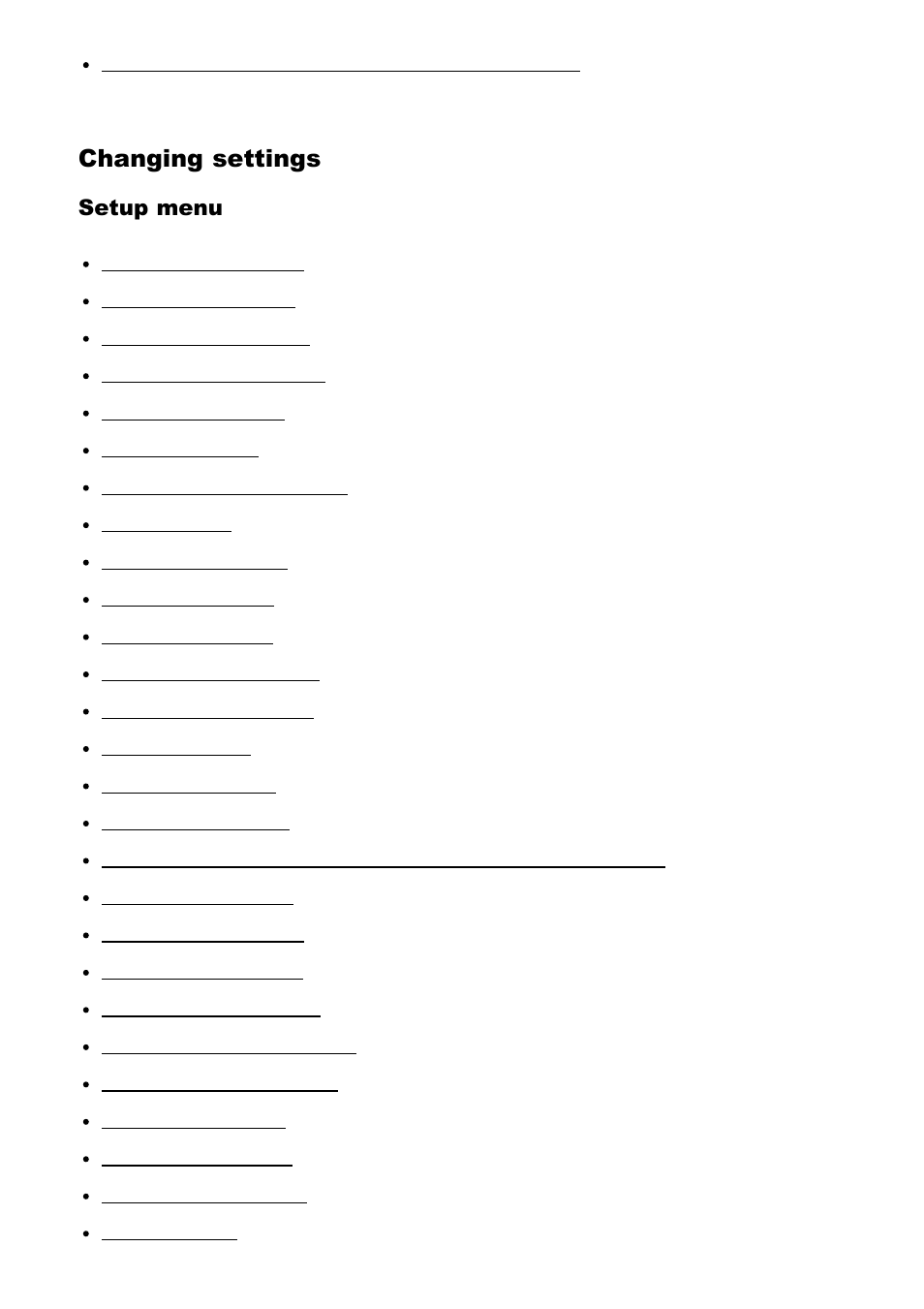 Changing settings | Sony Cyber-shot DSC-RX100 IV User Manual | Page 9 / 259