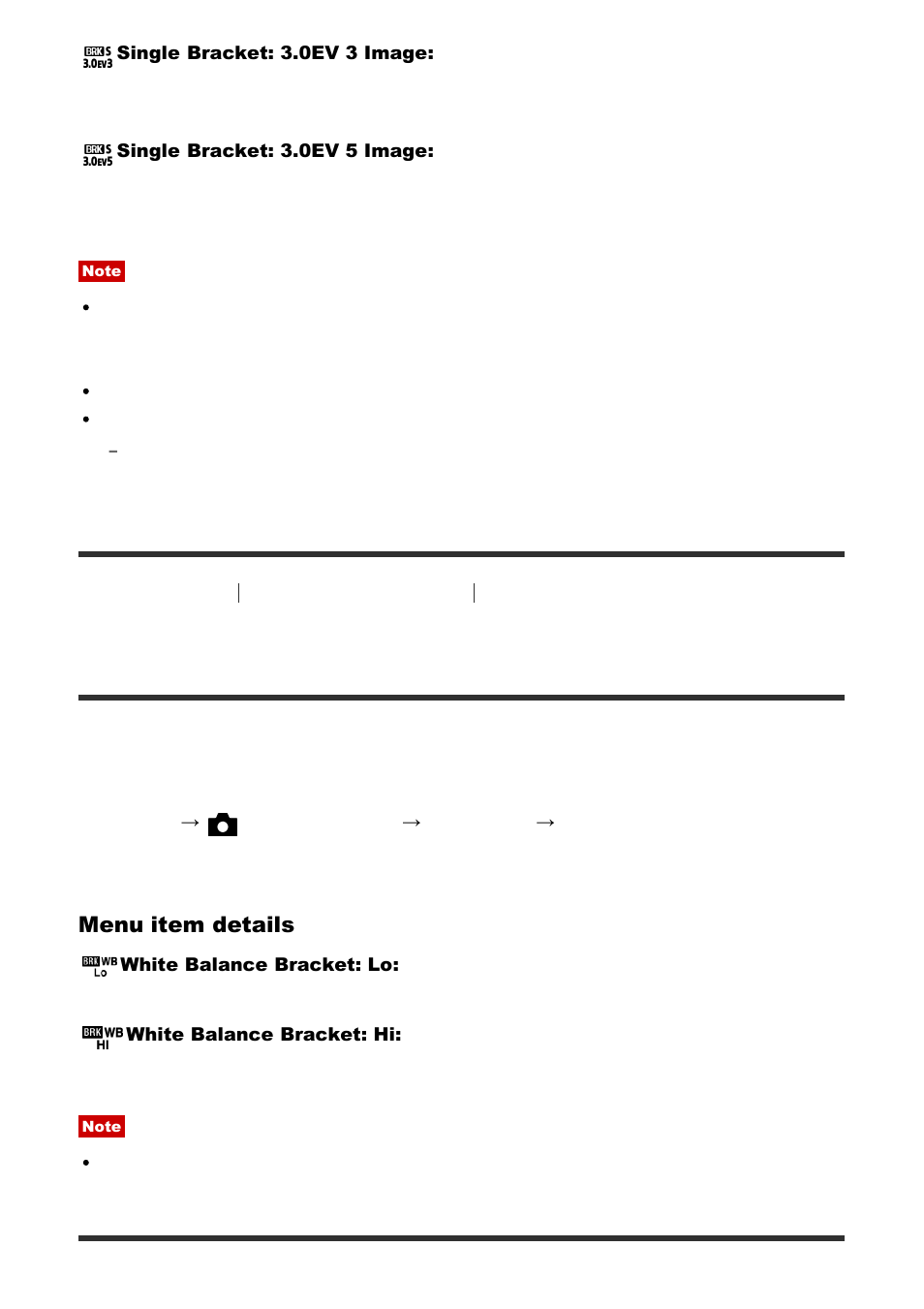 Wb bracket [101, Dro bracket [102, Wb bracket | Sony Cyber-shot RX10 III User Manual | Page 113 / 274