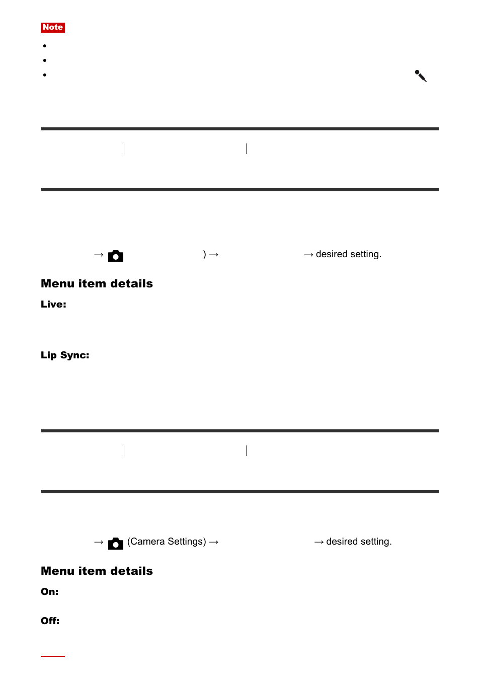 Audio out timing [128, Wind noise reduct. [129, Audio out timing | Wind noise reduct | Sony Cyber-shot RX10 III User Manual | Page 139 / 274