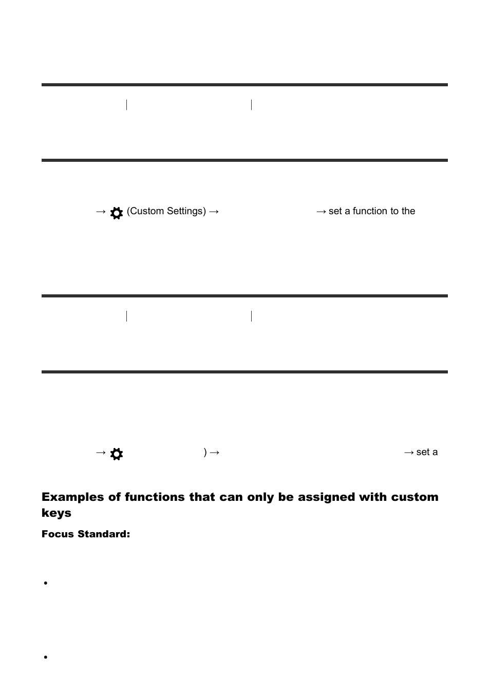 Function menu set. [136, Custom key(shoot.) / custom key(pb) [137, Function menu set | Custom key(shoot.) / custom key(pb) | Sony Cyber-shot RX10 III User Manual | Page 147 / 274