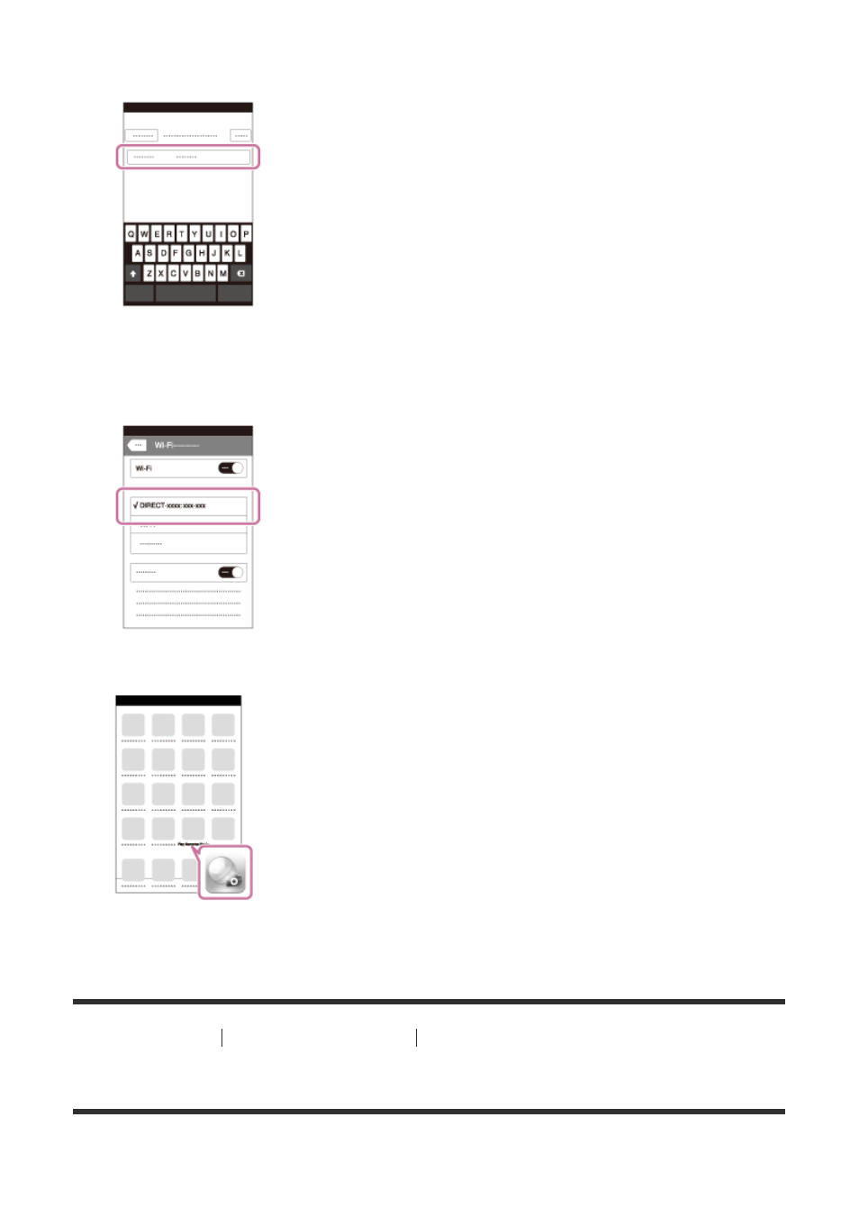 Calling up an application using [one-touch(nfc) | Sony Cyber-shot RX10 III User Manual | Page 209 / 274