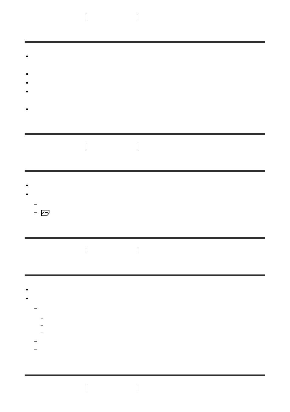 Zoom does not work. [302, The flash does not work. [303, The image is out of focus | Zoom does not work, The flash does not work | Sony Cyber-shot RX10 III User Manual | Page 256 / 274