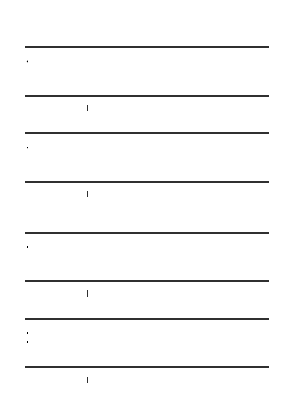 The date and time are recorded incorrectly. [307, The date and time are recorded incorrectly, The aperture value and/or shutter speed flashes | Sony Cyber-shot RX10 III User Manual | Page 257 / 274