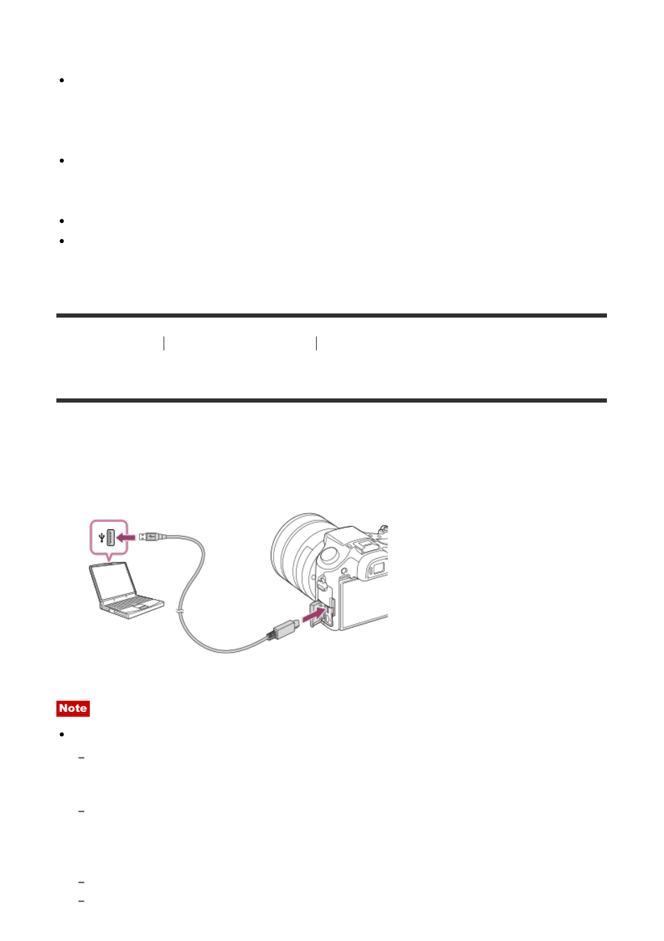 Charging by connecting to a computer [11, Charging by connecting to a computer | Sony Cyber-shot RX10 III User Manual | Page 35 / 274