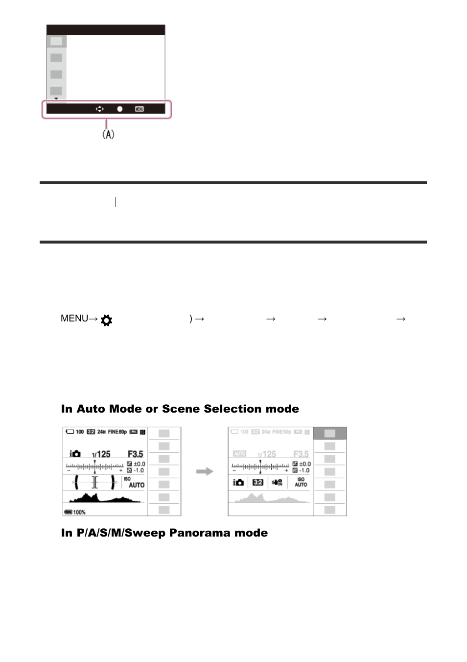 Using the "quick navi" [25, Using the "quick navi | Sony Cyber-shot RX10 III User Manual | Page 48 / 274