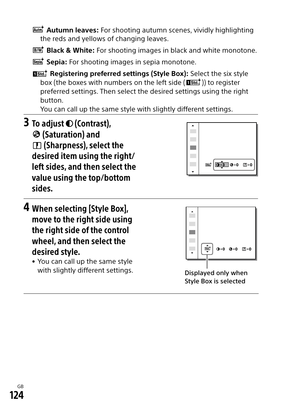 Sony Alpha 9 User Manual | Page 124 / 263