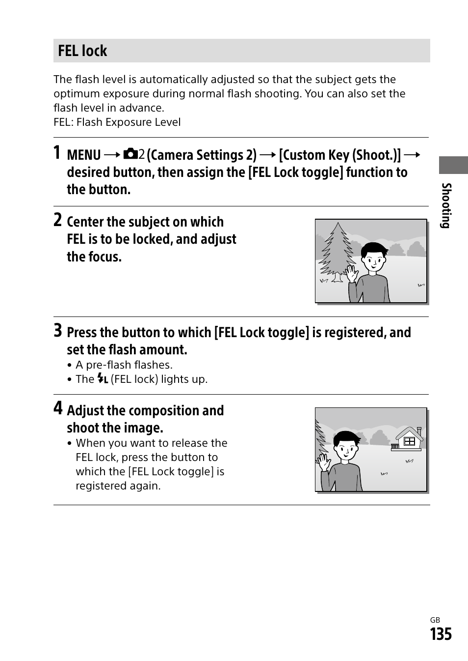 Fel lock | Sony Alpha 9 User Manual | Page 135 / 263