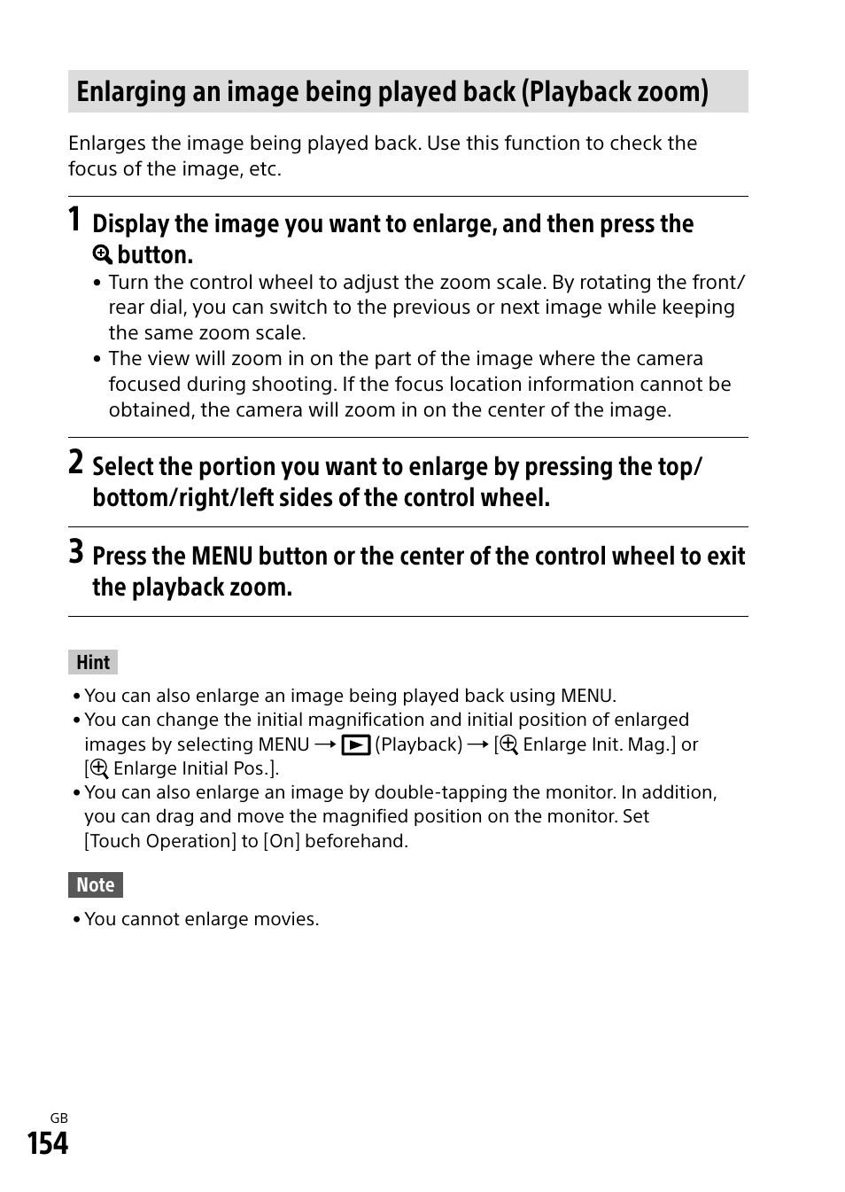 Sony Alpha 9 User Manual | Page 154 / 263