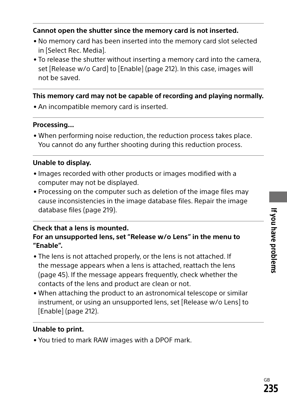 Sony Alpha 9 User Manual | Page 235 / 263