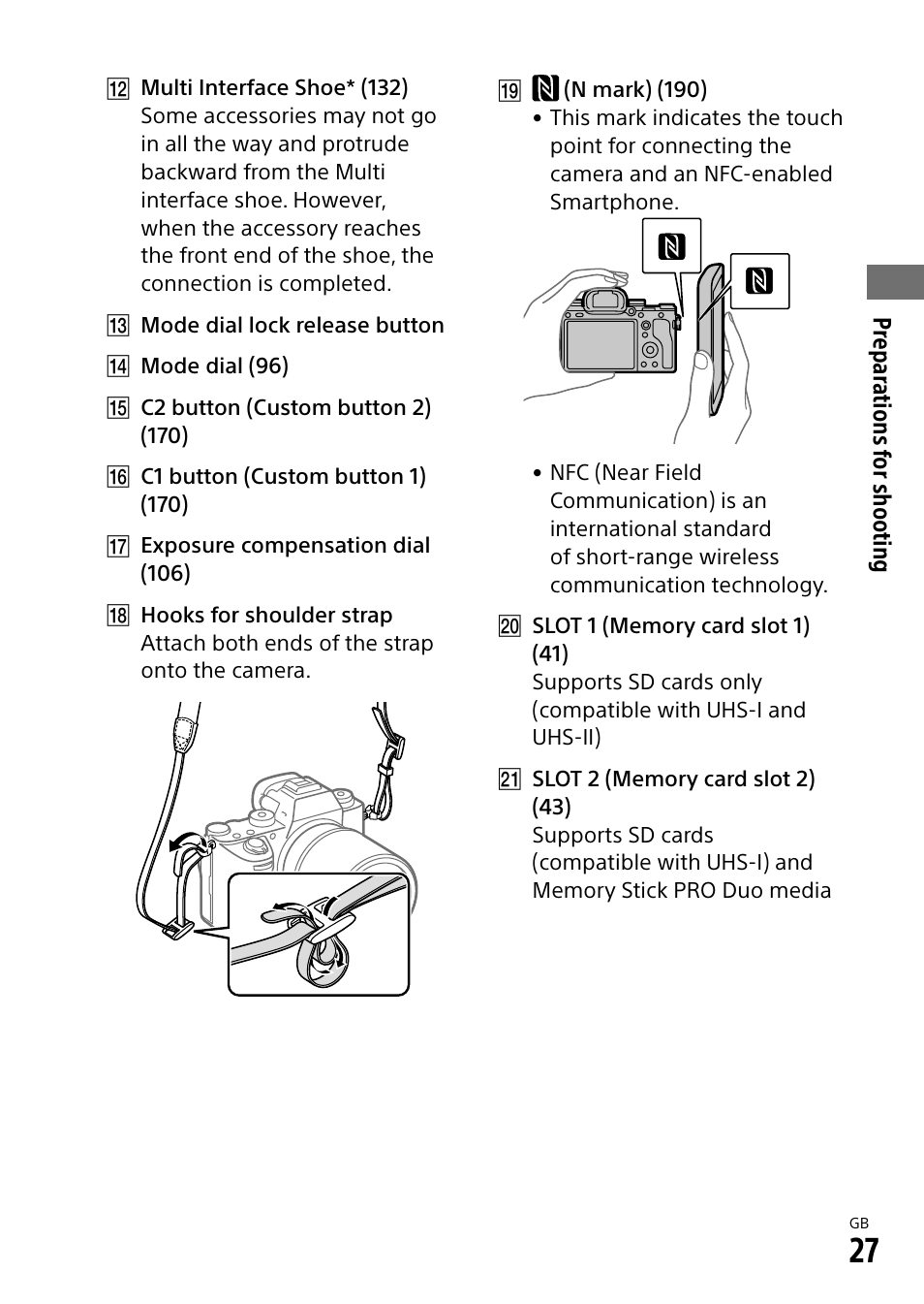 Sony Alpha 9 User Manual | Page 27 / 263