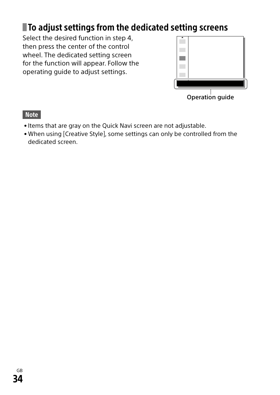 Sony Alpha 9 User Manual | Page 34 / 263