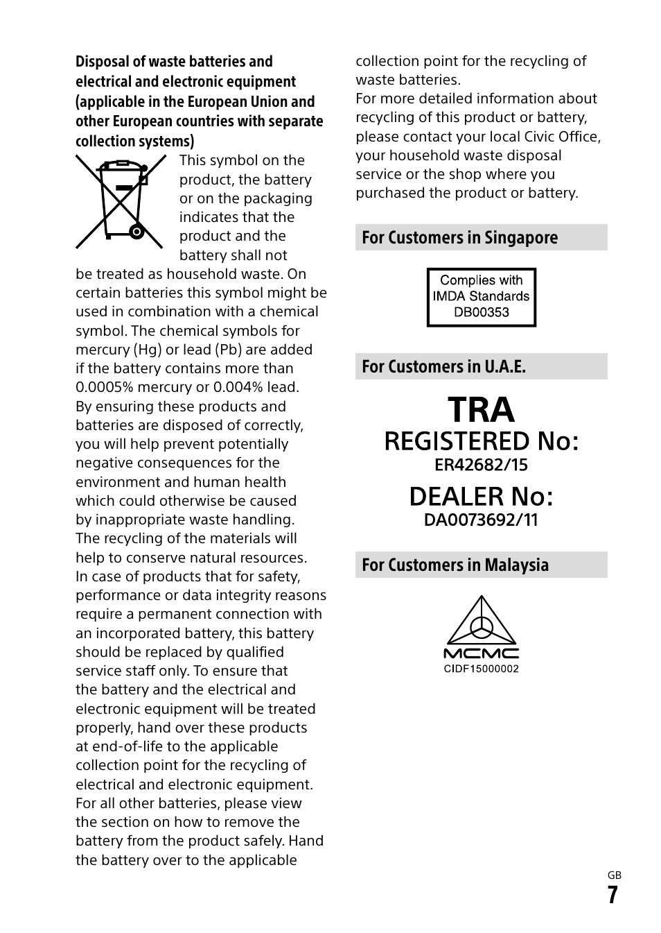 Sony Alpha 9 User Manual | Page 7 / 263