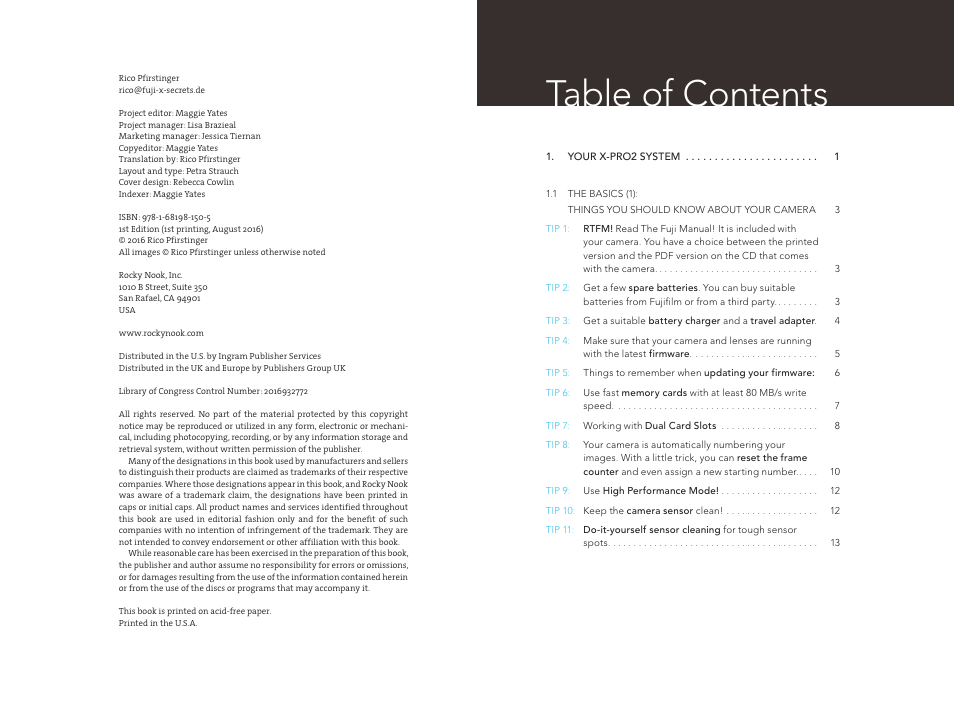 FujiFilm X-Pro2 User Manual | Page 3 / 46