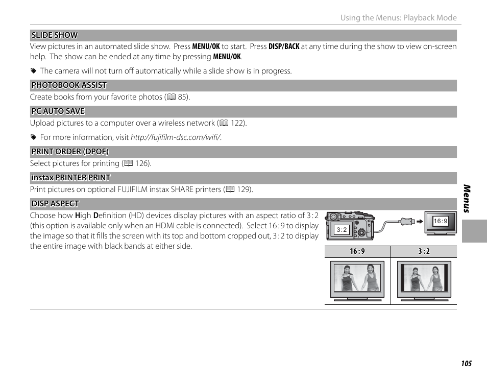 FujiFilm X-Pro2 User Manual | Page 123 / 176