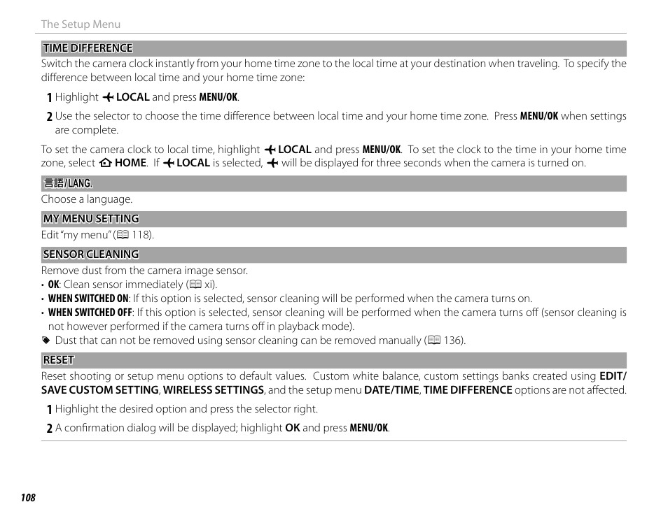 FujiFilm X-Pro2 User Manual | Page 126 / 176