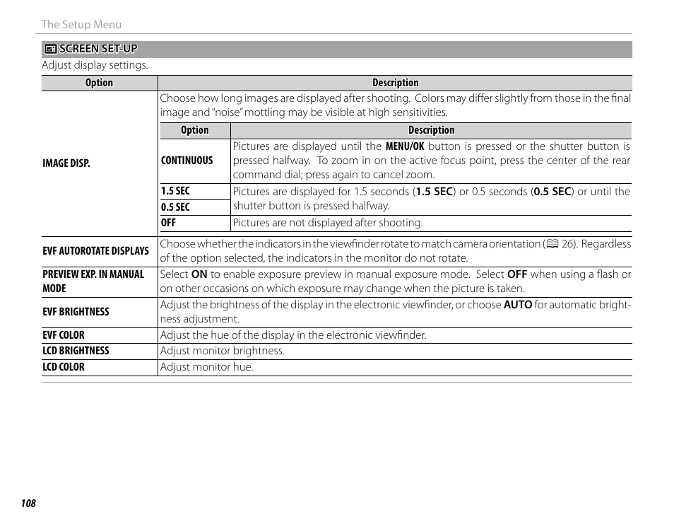 FujiFilm X-T10 User Manual | Page 124 / 176