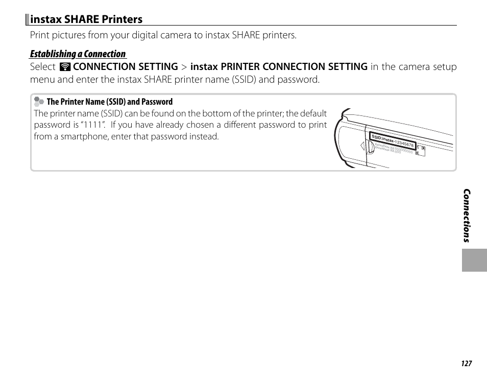 Instax share printers | FujiFilm X-T10 User Manual | Page 143 / 176