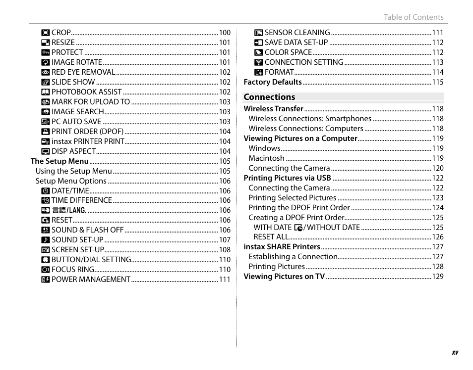 FujiFilm X-T10 User Manual | Page 15 / 176