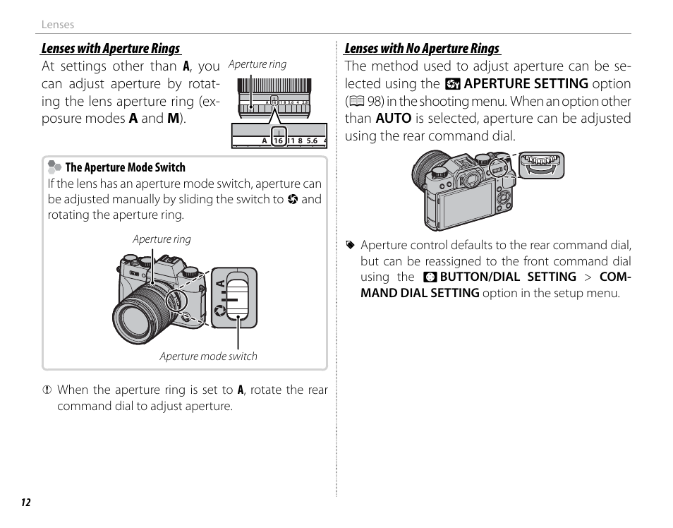 FujiFilm X-T10 User Manual | Page 28 / 176