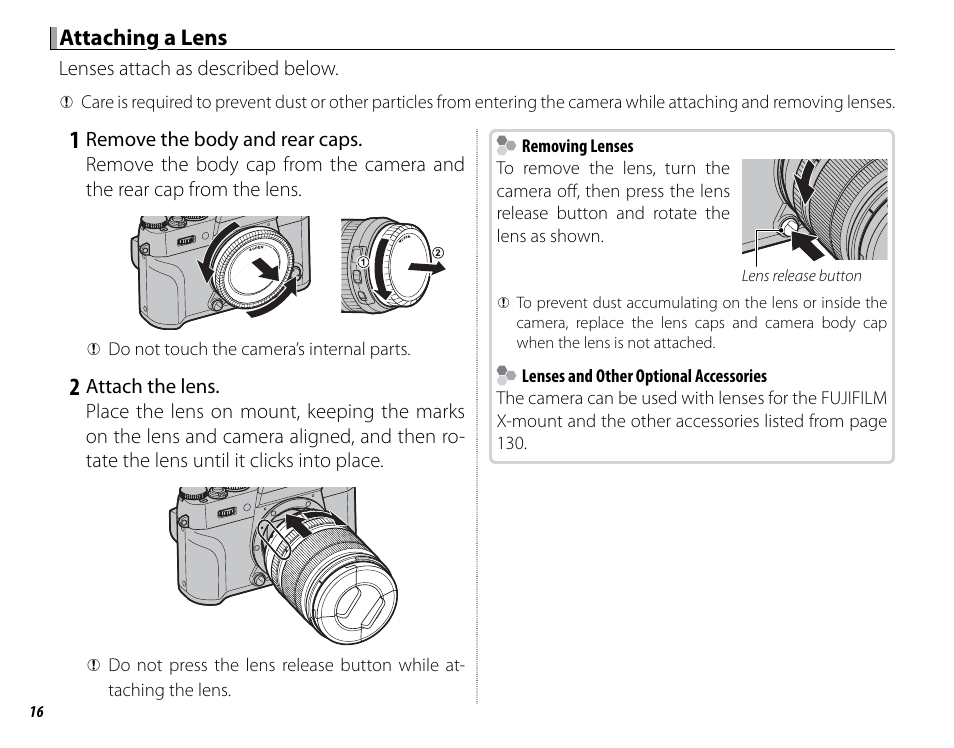 FujiFilm X-T10 User Manual | Page 32 / 176