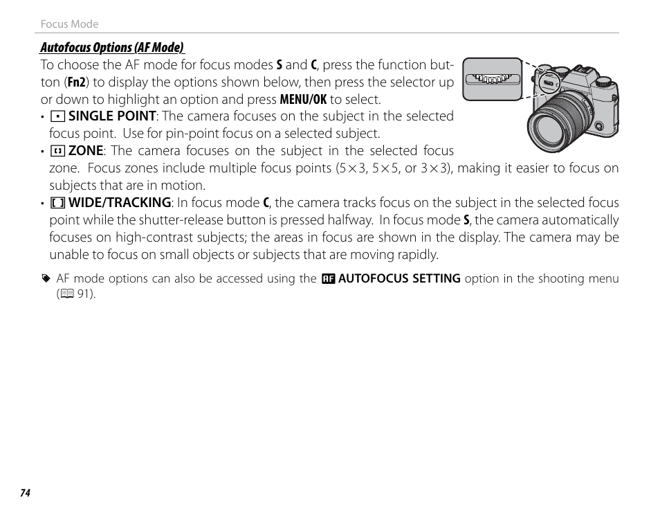 FujiFilm X-T10 User Manual | Page 90 / 176