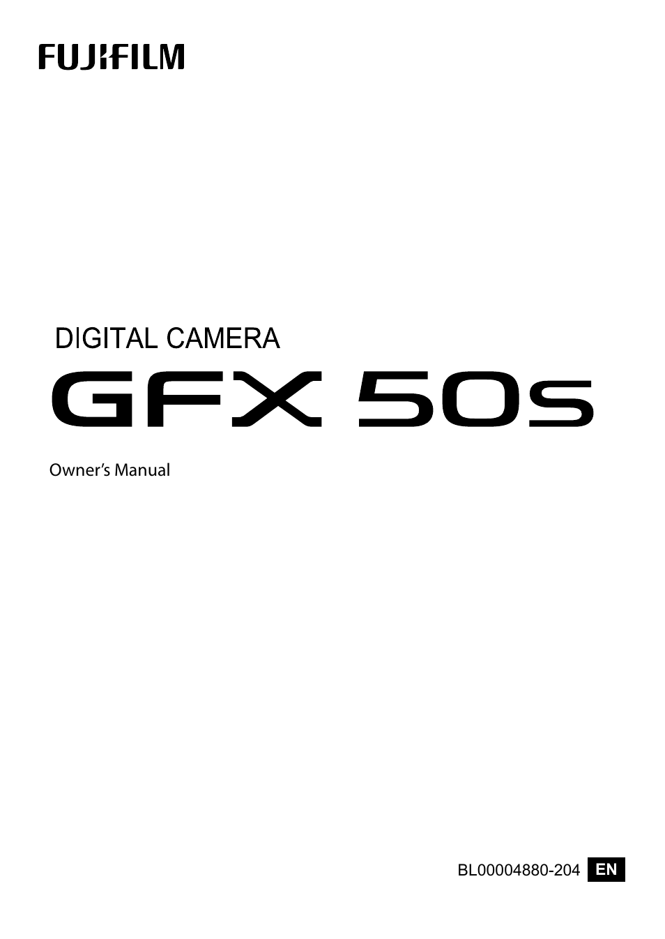 FujiFilm GFX 50S User Manual | 268 pages