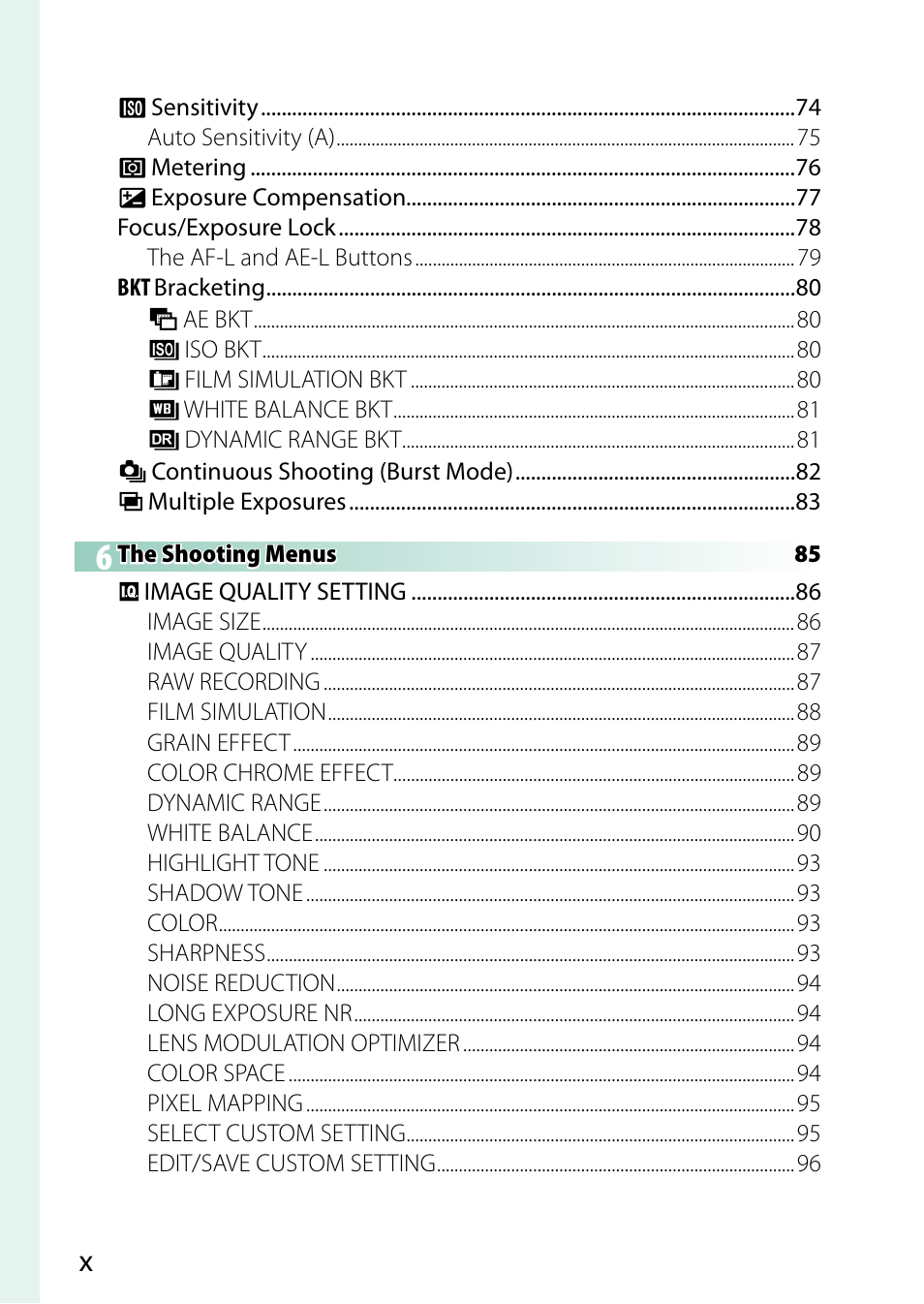 FujiFilm GFX 50S User Manual | Page 10 / 268