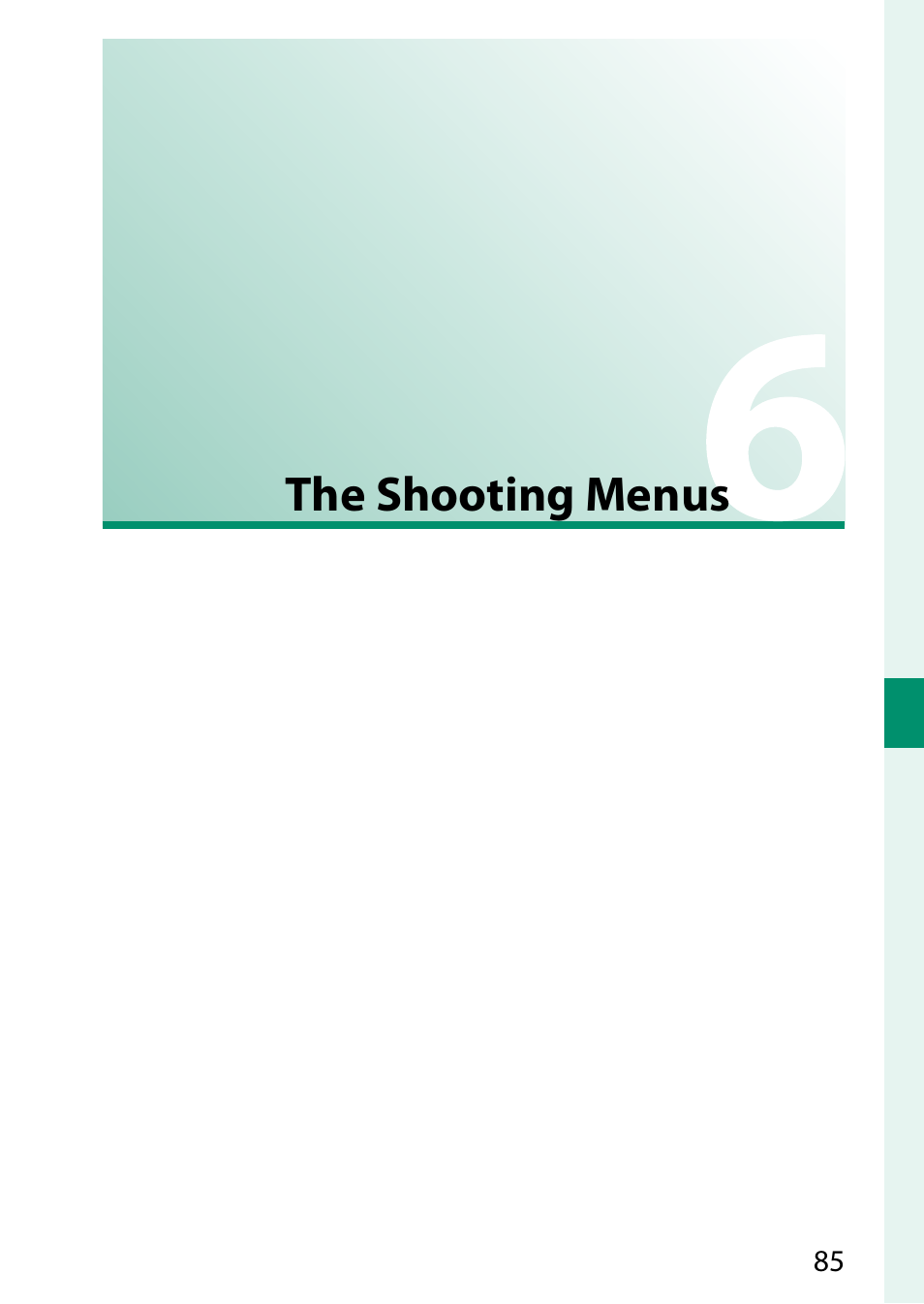 The shooting menus | FujiFilm GFX 50S User Manual | Page 103 / 268