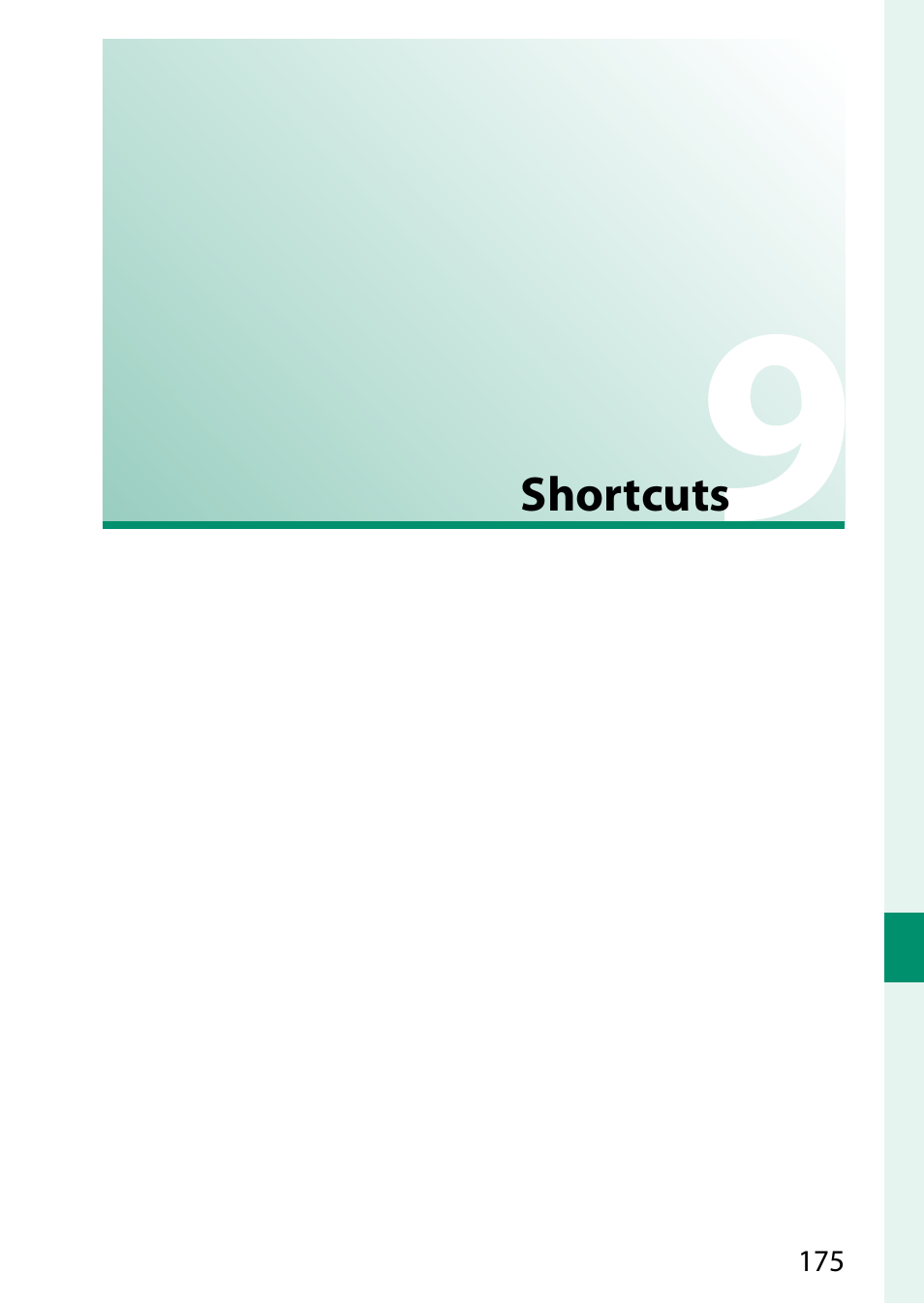 Uts 175, Shortcuts | FujiFilm GFX 50S User Manual | Page 193 / 268