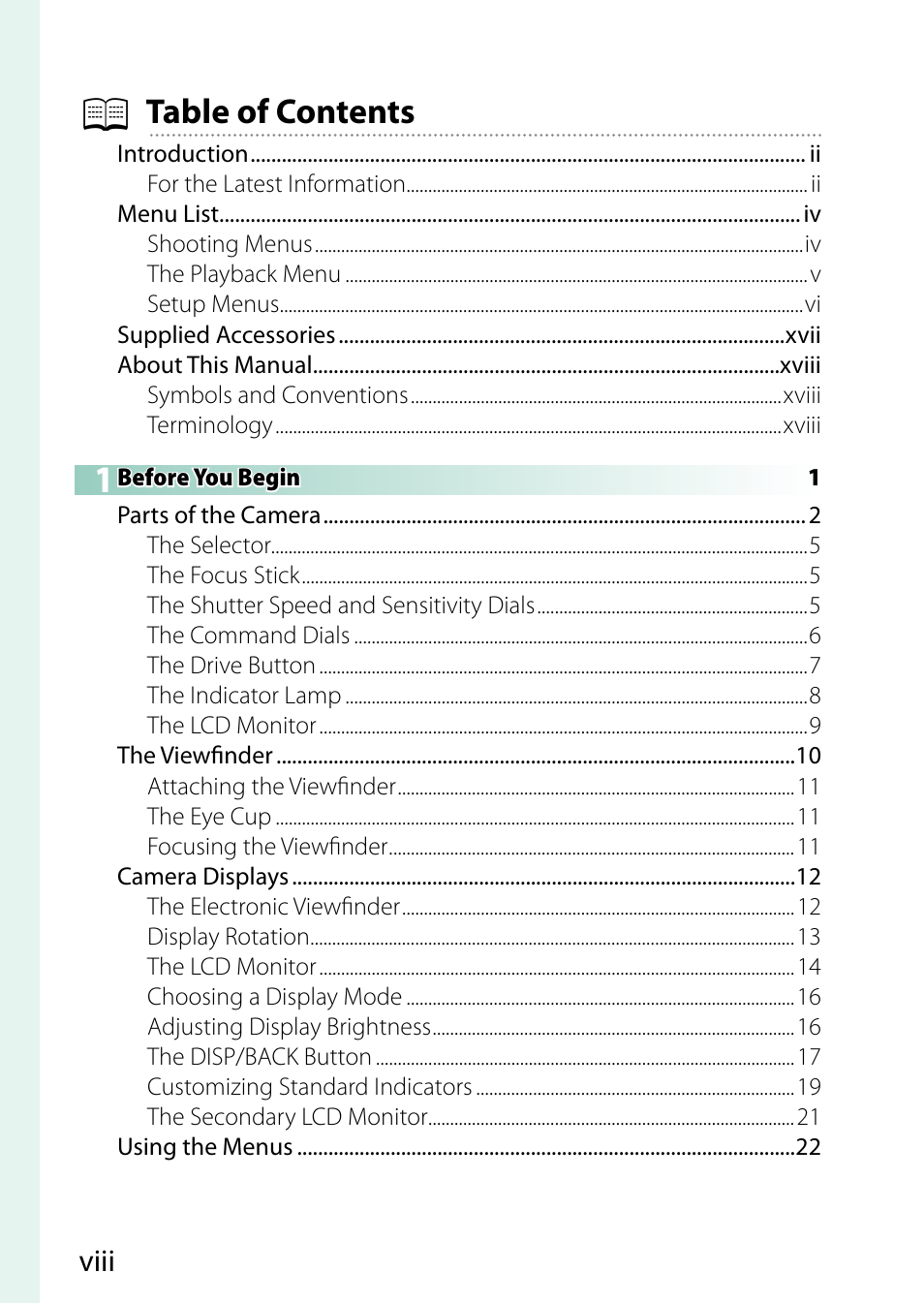 FujiFilm GFX 50S User Manual | Page 8 / 268