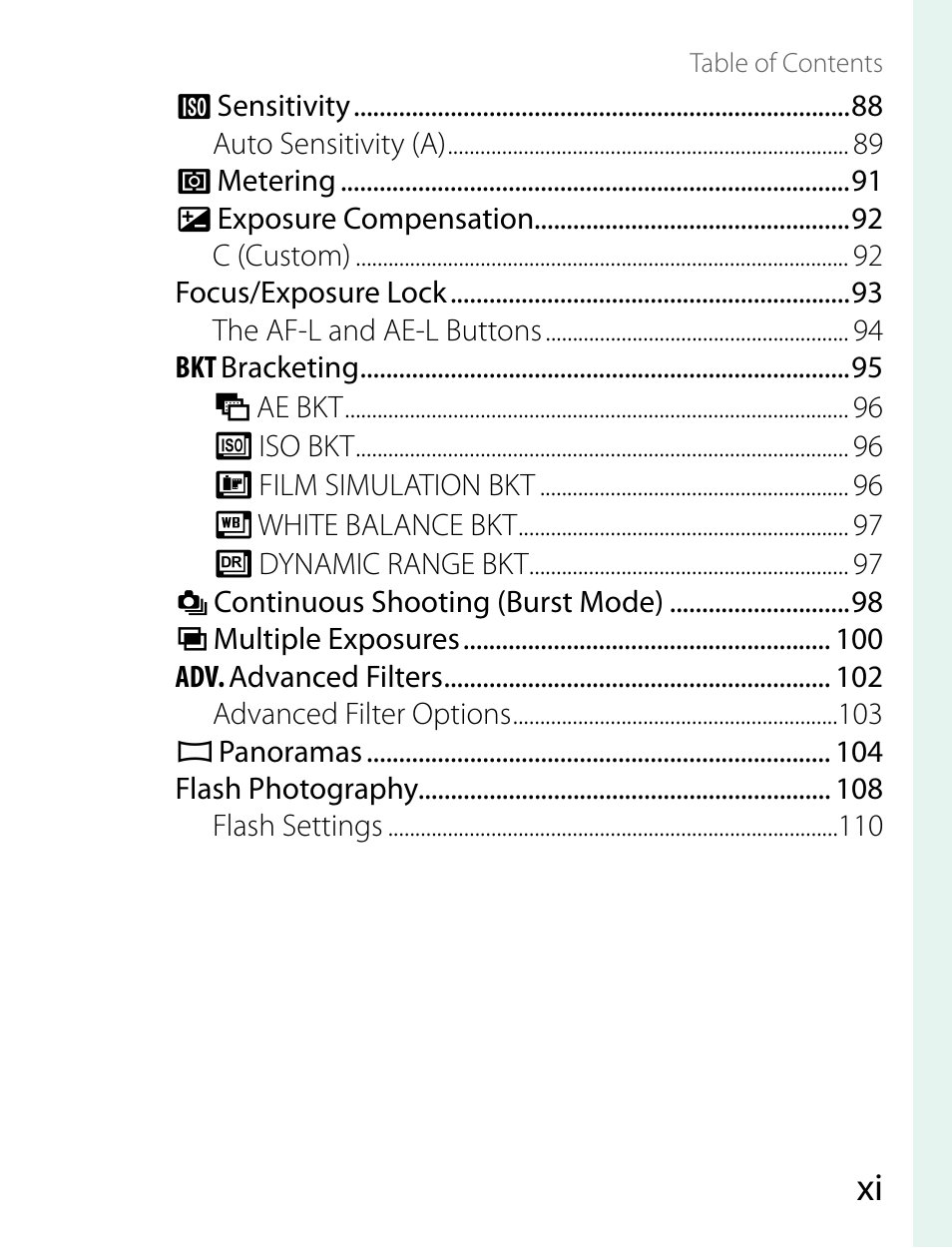 FujiFilm X-T2 User Manual | Page 11 / 368