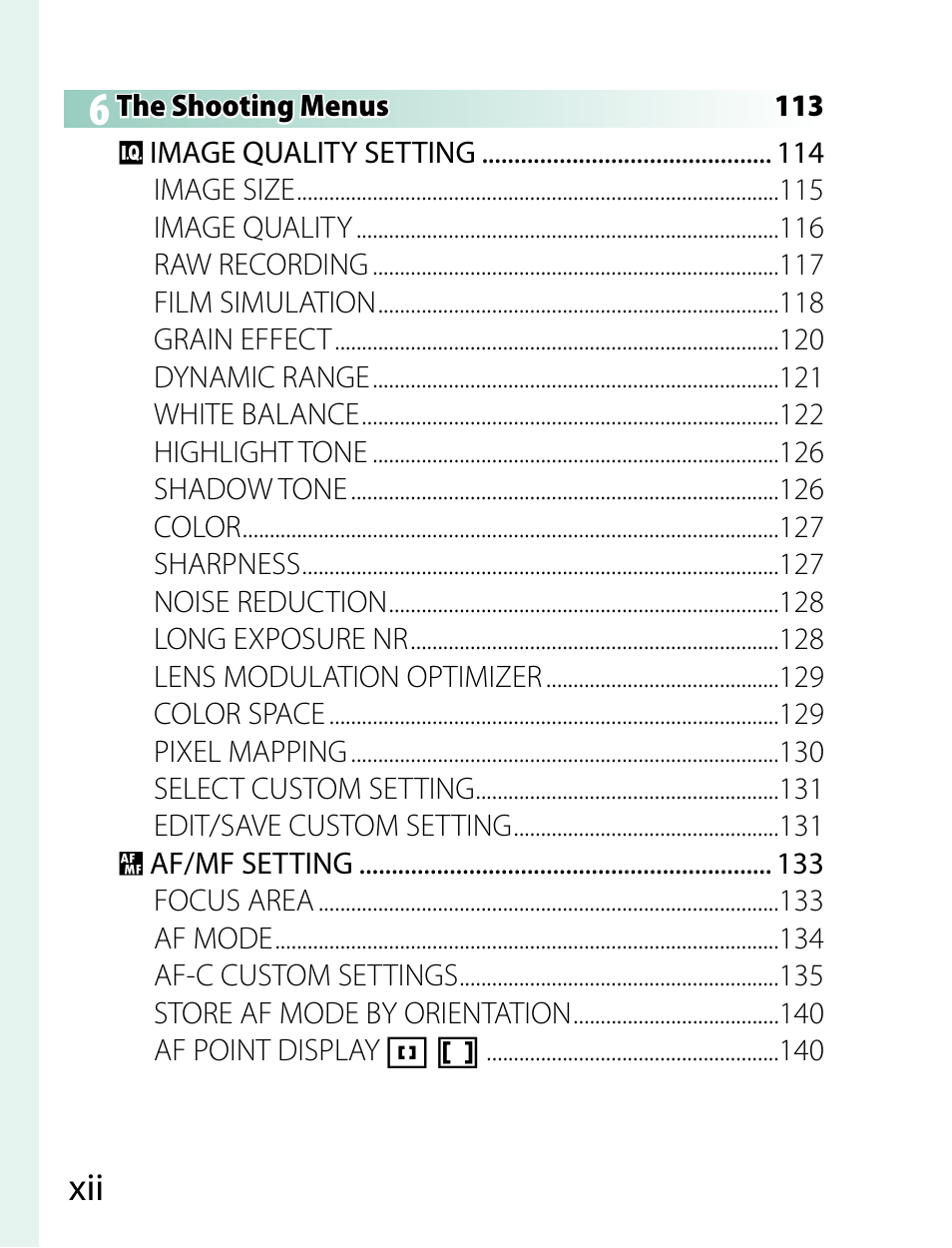 FujiFilm X-T2 User Manual | Page 12 / 368