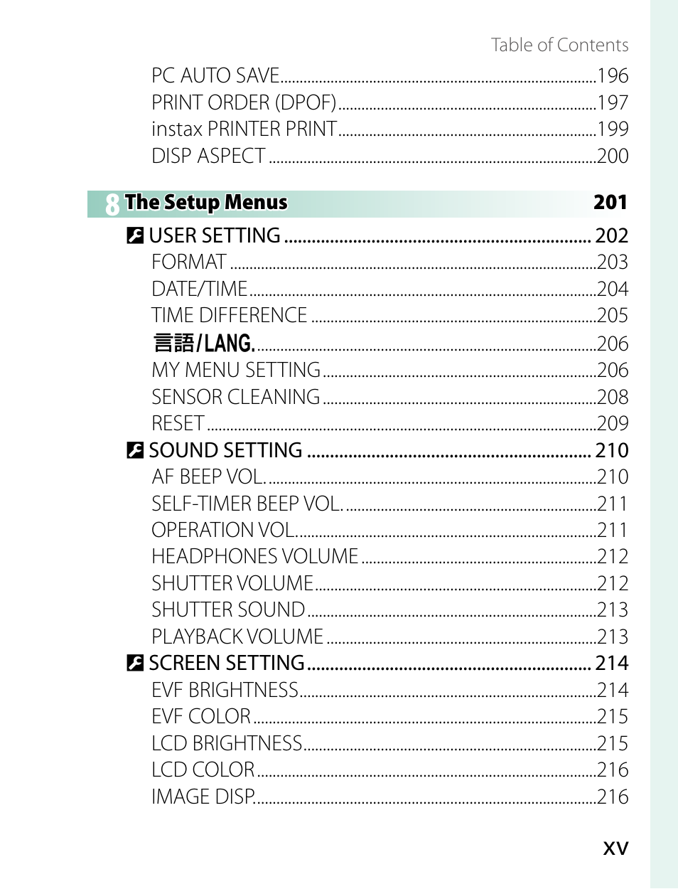 FujiFilm X-T2 User Manual | Page 15 / 368