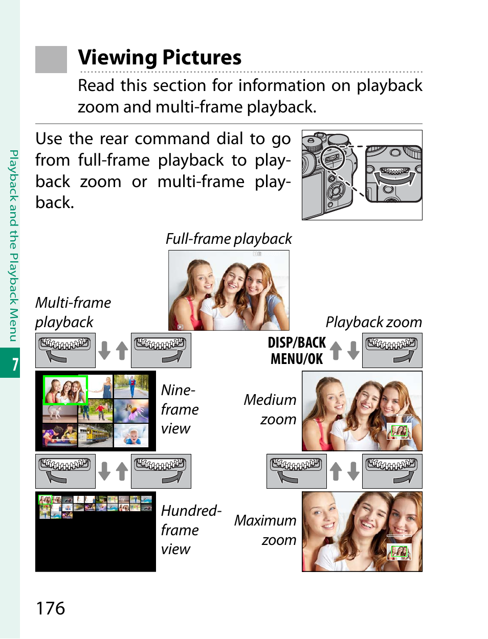 Viewing pictures | FujiFilm X-T2 User Manual | Page 198 / 368