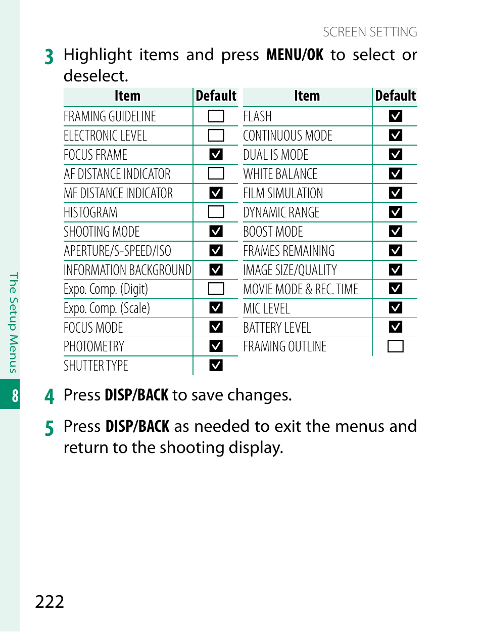 FujiFilm X-T2 User Manual | Page 244 / 368