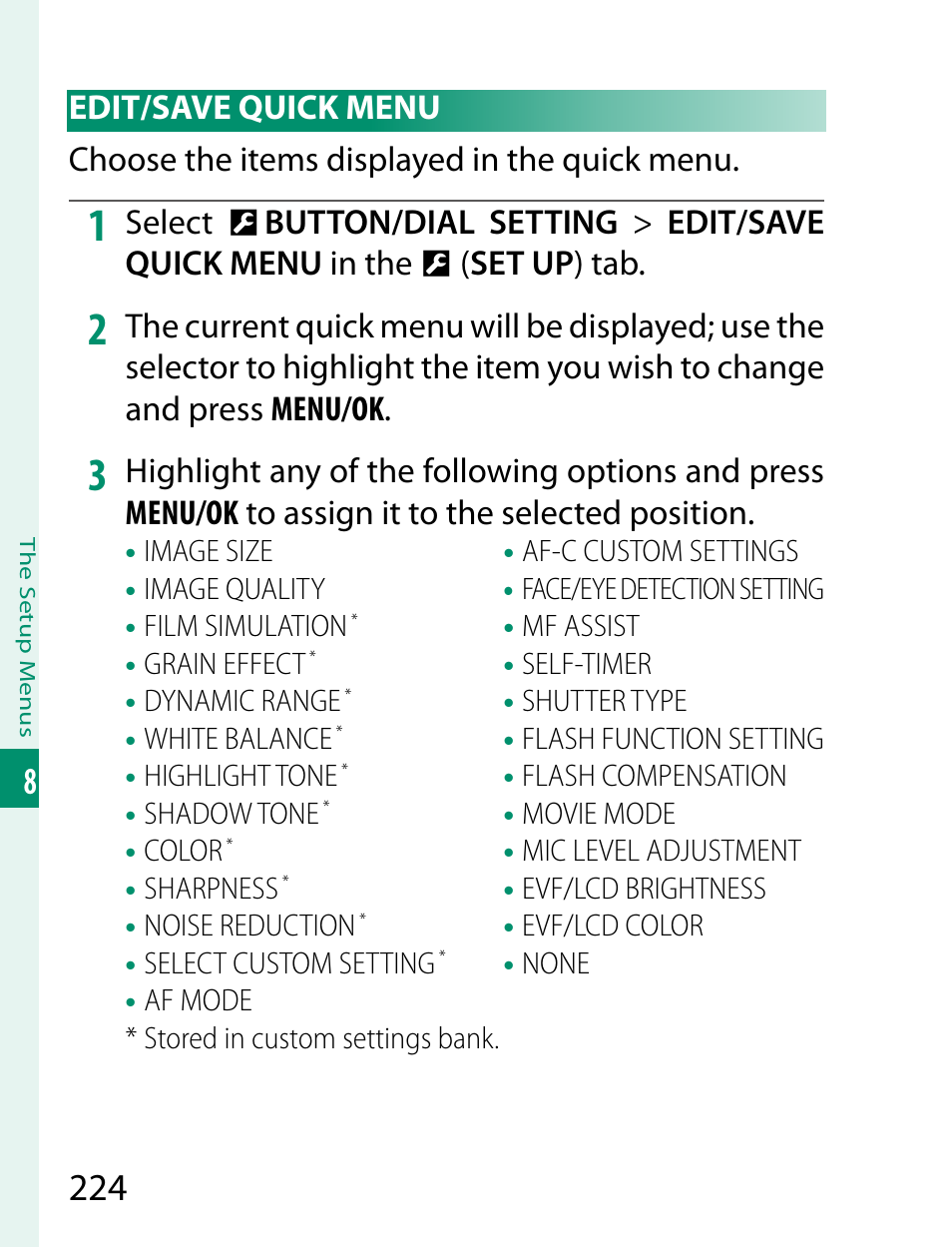 FujiFilm X-T2 User Manual | Page 246 / 368