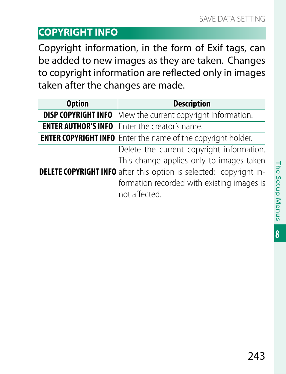 FujiFilm X-T2 User Manual | Page 265 / 368