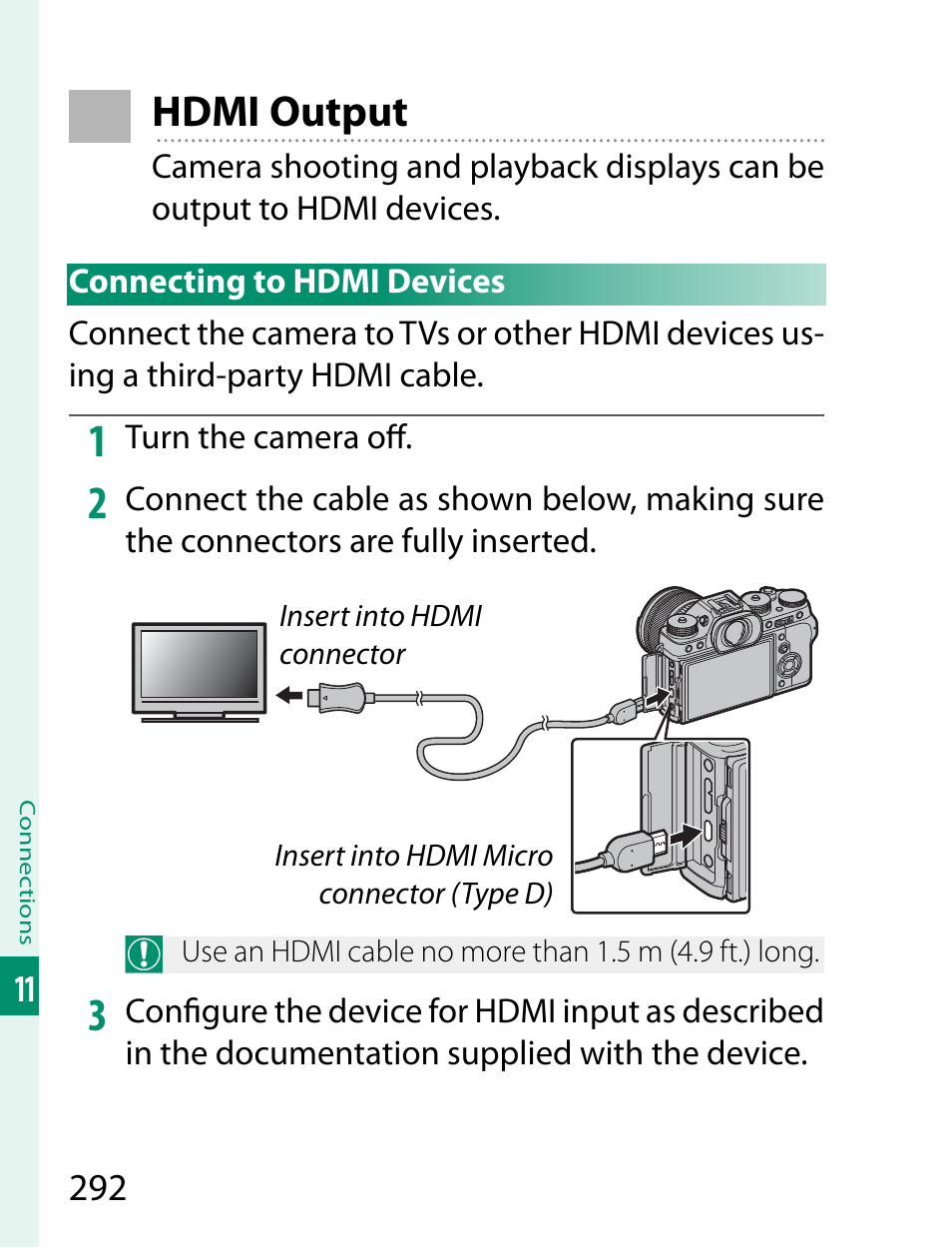 Hdmi output | FujiFilm X-T2 User Manual | Page 314 / 368