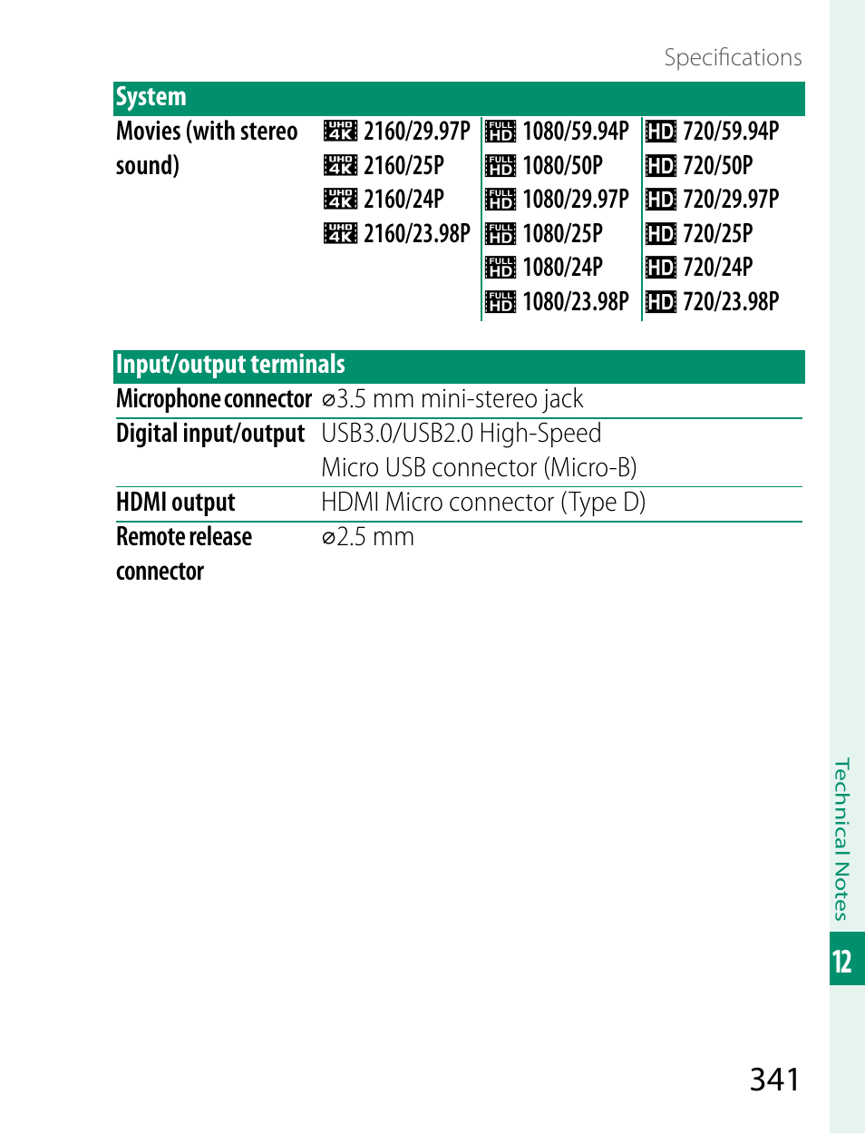 FujiFilm X-T2 User Manual | Page 363 / 368