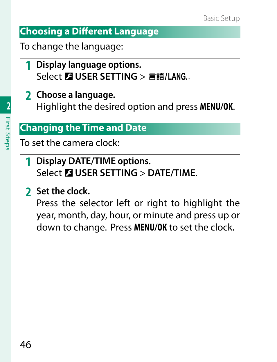 FujiFilm X-T2 User Manual | Page 68 / 368