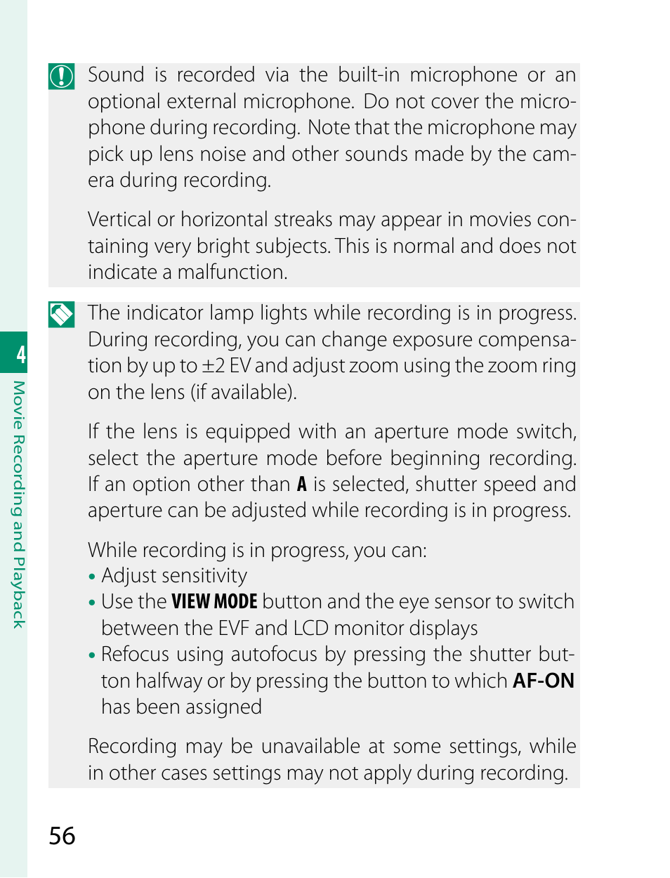 FujiFilm X-T2 User Manual | Page 78 / 368